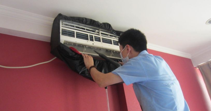 上海志高空调维修:空调在家清洗方法