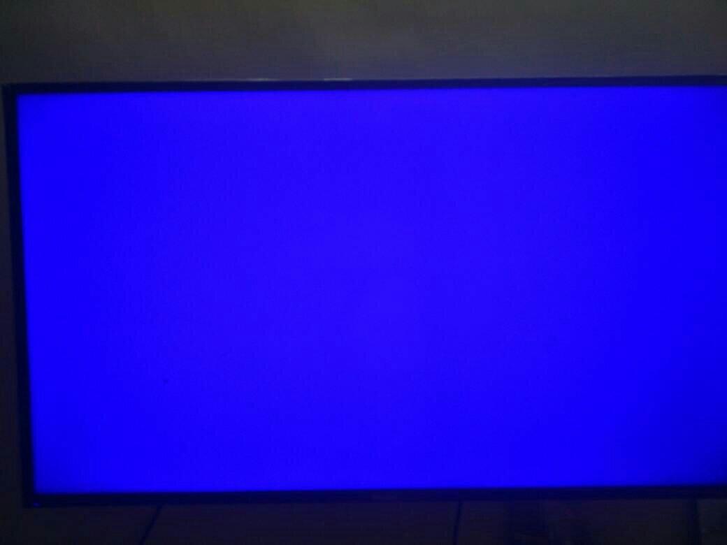液晶电视蓝屏怎么回事